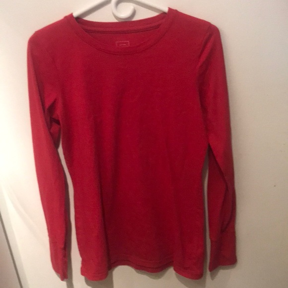 Like New Cardinal Res Sporty Long Sleeve Tshirt Mossimo Casual Tee - Picture 1 of 7